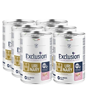 Exclusion Urinary Pork & Sorghum & Rice All Breed konzerv 6x400g